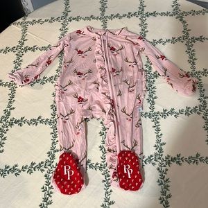 Posh Peanut Clarice Reindeer Christmas Footie